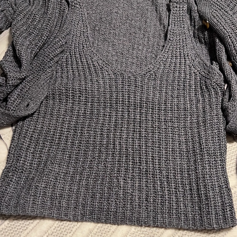 Long Sleeve Fall 2 Piece Top Sweater - Picture 2 of 3